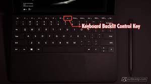is surface go 2 keyboard backlit