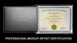 makeup artist certification