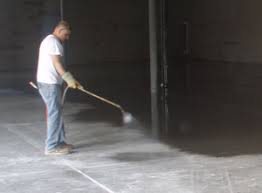 sealing a warehouse concrete floor