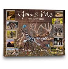 deer hunting photo collage gift for