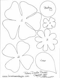 How to make a paper rose. Printable Flower Templates Coloring Home