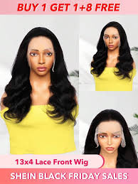 13x4 body wave lace front wig human