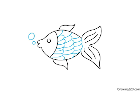 魚 イラスト 簡単でかわいい