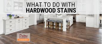 what to do with hardwood stains