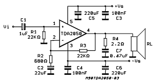 How to make la4440 amplifier circuit diagram. Tda2050 Audio Amplifier Ic Pinout Datasheet Features Equivalents