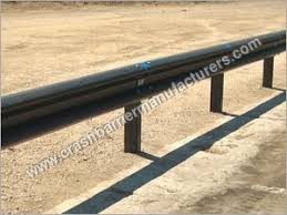 untensioned corrugated beam barriers
