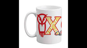 Victorystore Chi Omega Paisley Print Greek Letters Coffee Mug 15oz