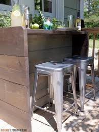 Outdoor Bar Free Woodworking Plan Com