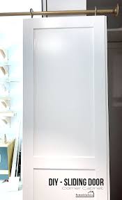 back cabinet with diy sliding door