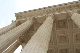 Reproduced the roman temple maison carree located in nimes, france. No 2977 Thomas Jefferson And The Maison Carree