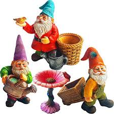 mood lab miniature gardening gnomes set