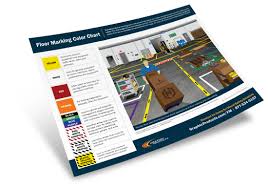 color code chart for floor marking