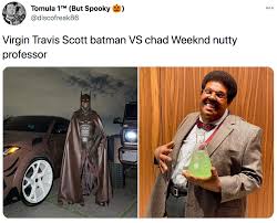 Someone said he's crying himself to sleep in his quarter pounder bed. Travis Scott Batman Memes Funny Minions Memes