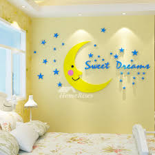 Acrylic Stickers Bedside Background Cute