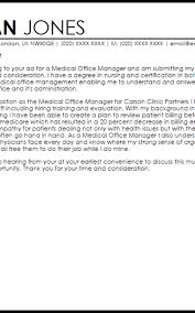 Office Manager Cover Letter Formatted Templates Example
