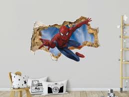 Spiderman Superhero Wall Decal For Boys