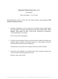Modul berfokus bm spm 2016 kertas 1. Soalan Bahasa Melayu Spm Kertas 1 Bahagian B1 Dimensi Diri Set 1