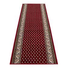 carpet runner hallway rug excellent red