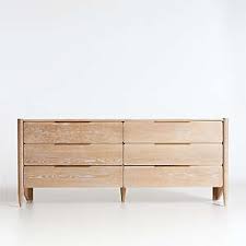 Rubberwood solids, hardwoods and white oak and pine knotty oak veneers. Wood Natural Bedroom Furniture Crate And Barrel