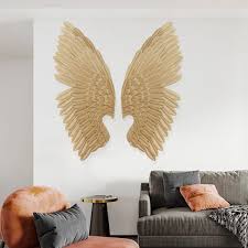 Gold Wing Wall Decor