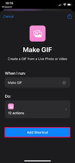 convert video to gif on iphone ipad