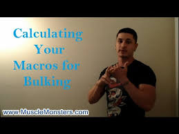 calculate macros for lean bulking step