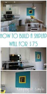 How To Build A Shiplap Wall For 75