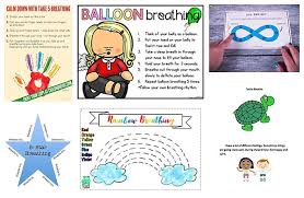 A great collection of breathing exercises for kids available as a set of free, printable activity cards. The Ultimate List Of Free Meditation Printables For Kids Mindfulness Resources Bits Of Positivity