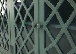 mirimyn antique teal lattice door