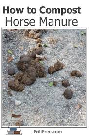 how to compost horse manure