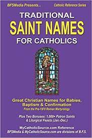 catholic saint names catholic female