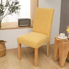 Stripe Dining Chair Covers Washable
