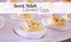 sweet relish deviled eggs