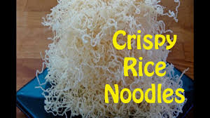 how to cook rice noodles crispy rice