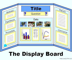 Tri Fold Poster Board Science Project Board Green Fold Display Board