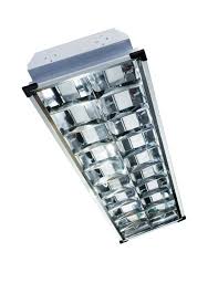 2x40 Louver Housing Recessed Led