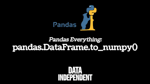 pandas dataframe to numpy array df