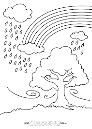 6 weather coloring pages just family fun