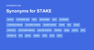 another word for stake synonyms