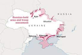 Maps of Russia's invasion of Ukraine ...