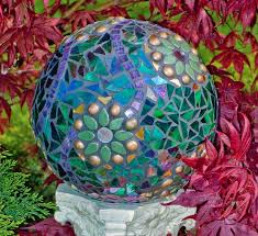 Gorgeous Garden Mosaic Gazing Ball