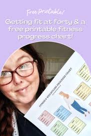 free printable fitness progress chart