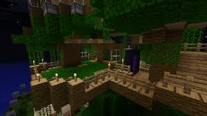 The minecraft map, jungle house, was posted by gizmothesenpai. Minecraft Treehouse Interior Novocom Top