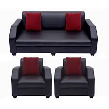italia leatherette 3 1 1 sofa set