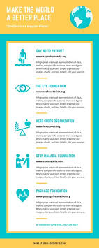 Teal Icon Charity List Infographics Templates By Canva