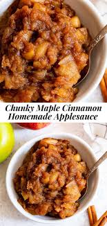chunky maple cinnamon homemade