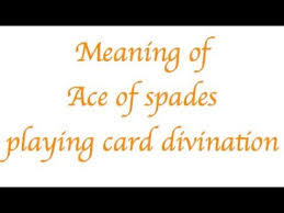 ace of spades meaning you