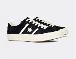 The converse one star academy delivers classic comfort with a smooth leather look and an ortholite lining for cushioning when taking every step. Converse One Star Academy Ox Black Egret Converse One Star Academy Converse One Star Converse