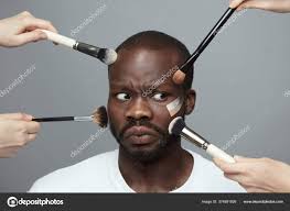 male makeup beauty treatment