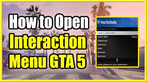 How to open the Interaction Menu in GTA 5 Online on PS4, Xbox One, or PC  (Fast Method!) - YouTube
